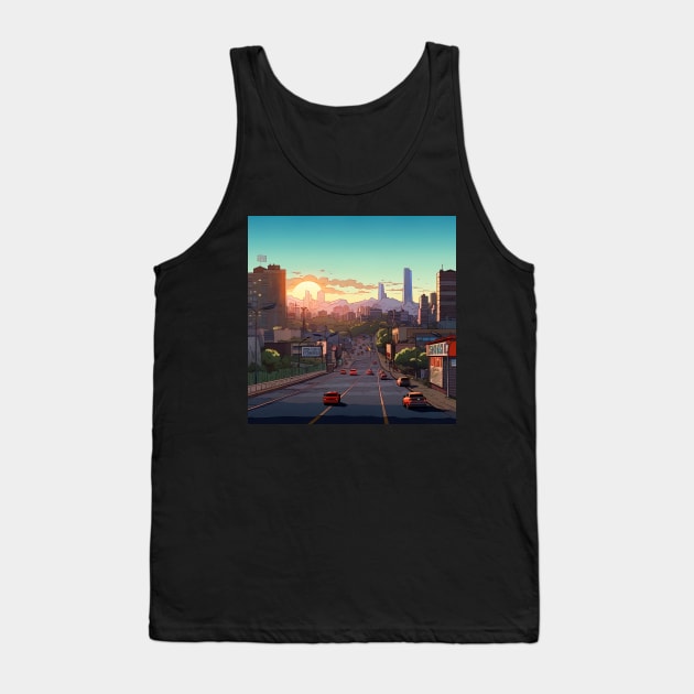 Santiago Chile Tank Top by ComicsFactory